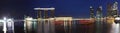 Panorama Of Marina Bay Sands,Singapore Royalty Free Stock Photo
