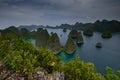 Panorama marine reserve Raja Ampat in New Guinea Royalty Free Stock Photo