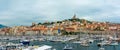 Panorama on Marseille from the old port