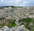 Panorama of Matera Royalty Free Stock Photo