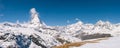 Panorama Matterhorn Switzerland Royalty Free Stock Photo