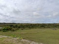 Panorama of Meadows with clearly sky