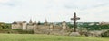 Panorama of medieval fortress in Kamenets-Podilsky, Ukraine.