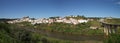 Panorama of Mertola, Guadiana river and bridge