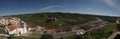 Panorama of Mertola town as seen from the castle