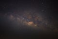 The Panorama Milky Way galaxy, Long exposure photograph Royalty Free Stock Photo