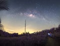 panorama milkyway at the farm