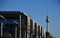 Panorama of Modern Buildings in the Neighborhood of Tiergarten in Winter, Berlin