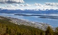 Panorama of Molde town, Norway Royalty Free Stock Photo