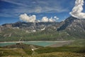 Panorama of the Mont Cenis lake