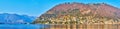 Panorama of Monte Boletto and Lake Como, Como, Lombardy, Italy Royalty Free Stock Photo