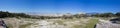 Panorama from Monument of Philopappos of Acropolis and Athens Royalty Free Stock Photo