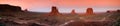 Panorama monument valley Royalty Free Stock Photo