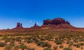 Panorama of Monument Valley Navajo Tribal Park Royalty Free Stock Photo