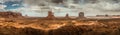 Panorama in Monument Valley Royalty Free Stock Photo