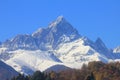 Panorama of the Monviso mountain