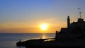 Panorama of Morro fortress in havana, cuba