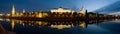 Panorama Moscow Kremlin Royalty Free Stock Photo