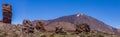 Panorama of Mount Teide and GarcÃÂ­a`s rocks, Teide national park , Tenerife, Canary Islands, Spain