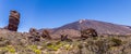 Panorama of Mount Teide and GarcÃÂ­a`s rocks, Teide national park , Tenerife, Canary Islands, Spain