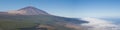 Panorama of the Mount Teide and the Orotava Valley Royalty Free Stock Photo