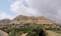 Panorama of the Mount of Temptation, Israel. Royalty Free Stock Photo