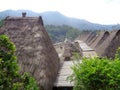 Panorama on the Mount village of Bena Bajawa