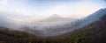 Panorama of Mountain around Kawah Ijen Volcano of East Java