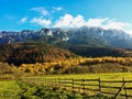 Panorama horskej krajiny - jeseň