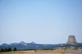 Panorama Mountain Landscape at Devils Tower National Monument, Wyoming