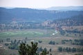 Panorama Mountain Landscape at Devils Tower National Monument, Wyoming