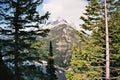 Panorama Mountain Landscape in Grand Teton National Park, Wyoming Royalty Free Stock Photo