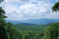 Panorama Mountain Landscape in Great Smoky Mountains National Park, Tennessee Royalty Free Stock Photo