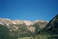 Panorama Mountain Landscape in the Sierra Nevada, California Royalty Free Stock Photo