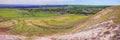 Panorama mountain steppes of the Samara region