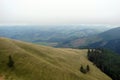 Ukrainian Carpathian Mountains near the village of Pilipets of Transcarpathian region. Ukraine. Royalty Free Stock Photo