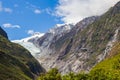 Panorama of mountains. Franz Joseph Glacier. South Island, New Zealand Royalty Free Stock Photo