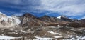 Panorama of Mountains in Manaslu Area Royalty Free Stock Photo