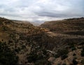 Panorama of mountains and valley at Debub Misraqawi Zone, makale, Tigray , Ethiopia Royalty Free Stock Photo