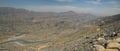 Panorama of the moutains in Dubai
