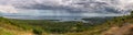 Panorama From Mt Battie in Camden Maine Royalty Free Stock Photo