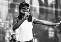 Blood Orange in Concert at the Panorama Music Festival Royalty Free Stock Photo