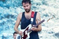 Foals in Concert at Panorama Music Festival Royalty Free Stock Photo