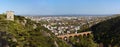 Panorama of MÃÂ¶dling (Austria) and aqueduct Royalty Free Stock Photo