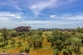 panorama from the Nadab Lookout in ubirr, kakadu national park - australia Royalty Free Stock Photo