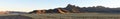 Panorama of the Namibrand area in Namibia Royalty Free Stock Photo