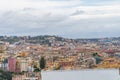 Panorama of Naples, view of the port in the Gulf of Naples. The province of Campania. Italy