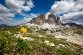 Panorama National Nature Park Tre Cime In the Dolomites Alps. Be