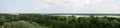 Panorama national park lake and Tisza river