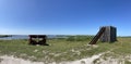 Panorama from National park lauwersmeer Royalty Free Stock Photo